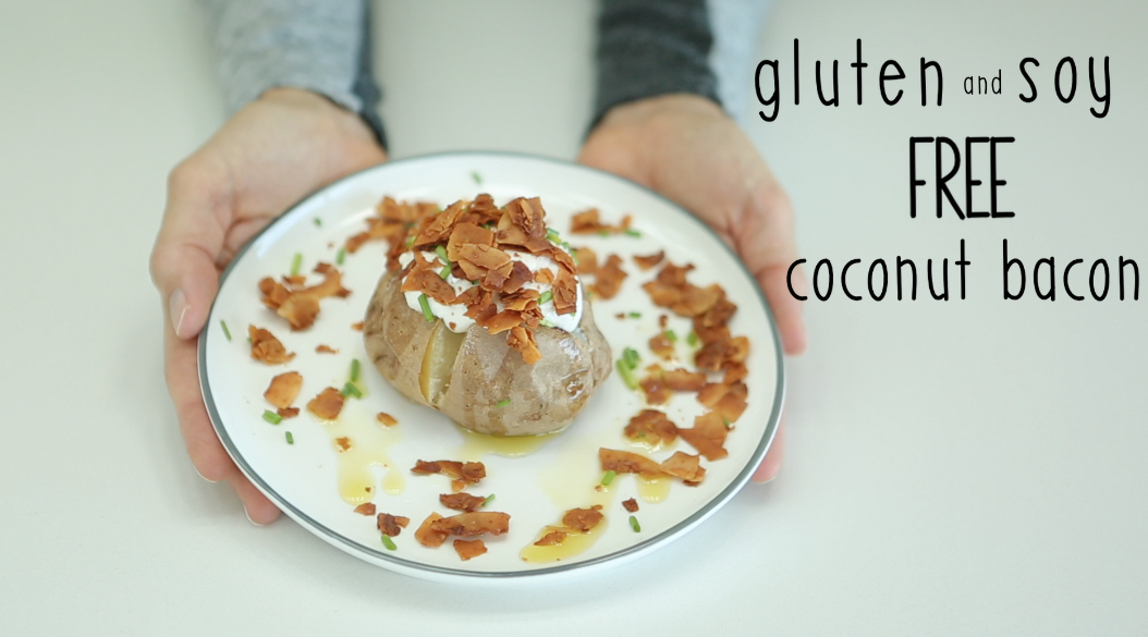 Gluten and Soy Free Coconut Bacon